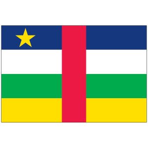 Central African Republic Flag