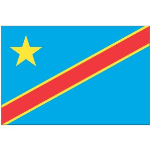 Congo Democratic Republic Flag