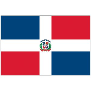 Dominican Republic w/ Seal Flag