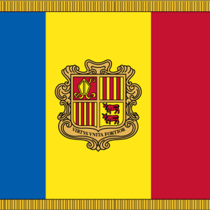 Andorra w/ Seal Flag Pole Hem & Fr