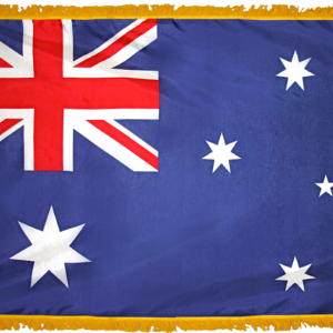 Australia Flag w/ Pole Hem