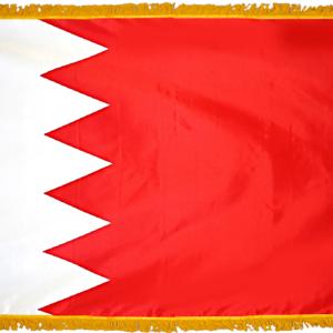 Bahrain No Seal Flag w/ Pole Hem