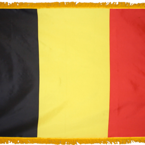 Belgium Flag w/ Pole Hem