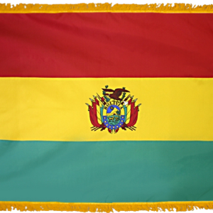 Bolivia w/ Seal Flag w/ Pole Hem