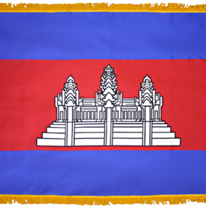 Cambodia Flag w/ Pole Hem