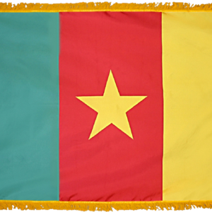 Cameroon Flag w/ Pole Hem