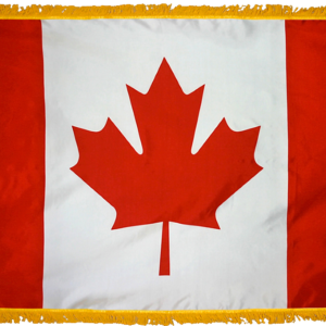 Canada Flag w/ Pole Hem