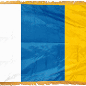 Canary Islands Flag w/ Pole Hem