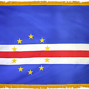 Cape Verde Flag w/ Pole Hem