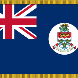 Cay Isles Blue Flag w/ Pole Hem