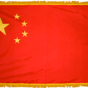 China Flag w/ Pole Hem