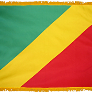 Congo Republic Flag w/ Pole Hem