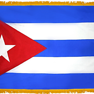 Cuba Flag w/ Pole Hem