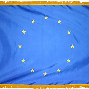 Europe Flag w/ Pole Hem