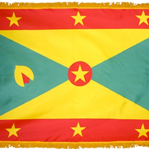 Grenada Flag w/ Pole Hem
