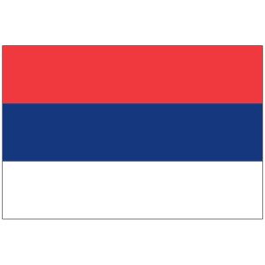 Serbia No Seal Flag