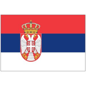 Serbia w/ Seal Flag