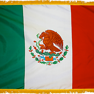 Mexico Flag w/ Pole Hem & Fr