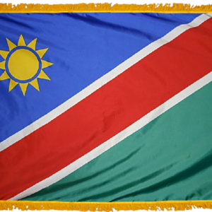 Namibia Flag w/ Pole Hem & Fr