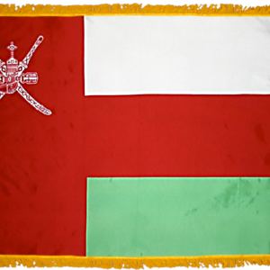 Oman Flag w/ Pole Hem & Fr