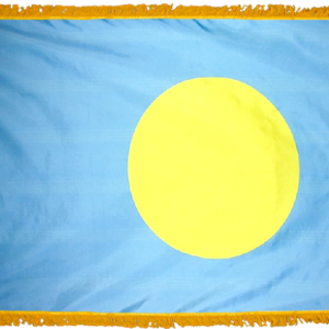 Palau Flag w/ Pole Hem & Fr