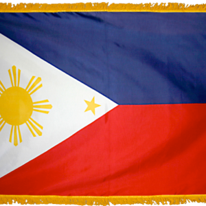 Philippines Flag w/ Pole Hem & Fr