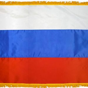 Russian Federation Flag w/ Pole Hem & Fr