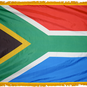 South Africa Flag w/ Pole Hem & Fr