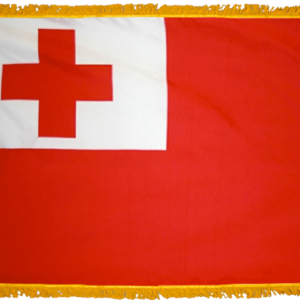 Tonga Flag w/ Pole Hem & Fr