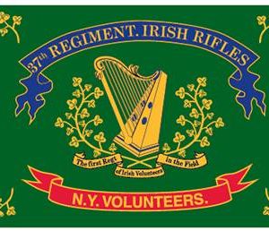 37th New York Irish Brigade Flag (Irish Rifles Flag)