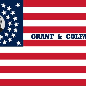 Grant and Colfax Campaign Portrait Flag