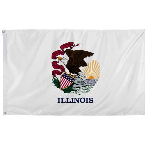 Illinois Nylon Outdoor Flag