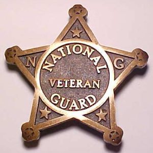 National Guard Bronze Grave Marker