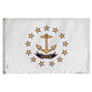 Rhode Island Nylon Outdoor Flag
