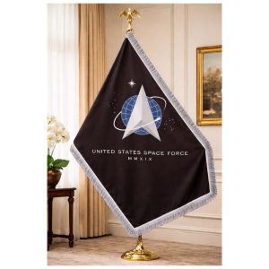 U.S. Space Force Indoor Flag - Modern Delta Emblem Design