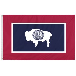 Wyoming Nylon Outdoor Flag
