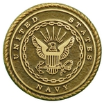 Navy Bronze Grave Marker