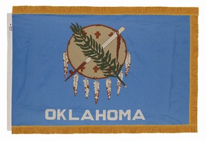 Oklahoma Indoor Flag