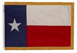 Texas Indoor Fully Sewn Flag