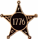 War of 1776 Bronze Grave Marker