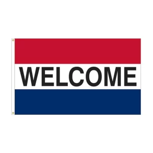 3' x 5' Welcome Message Flag