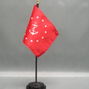 Vice Commodore – Yacht Club Officer Desk Flag (4" x 6")