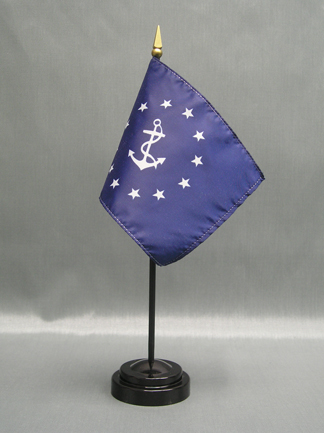 Commodore – Yacht Club Officer Desk Flag (4" x 6")