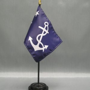 Past Commodore – Yacht Club Officer Desk Flag (4" x 6")