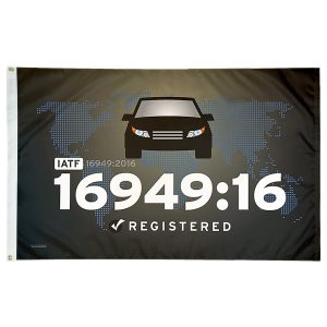 Double Sided IATF 16949:16 Flag
