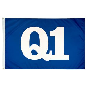 Double Sided ISO Q1 Flag