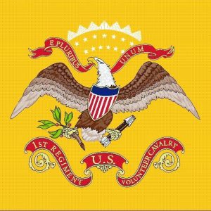 Teddy Roosevelt Rough Riders Flag