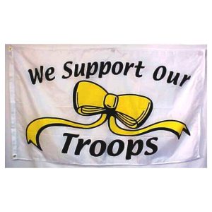 We Support Our Troops Flag