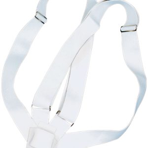 Double Strap White Web Carrying Belt