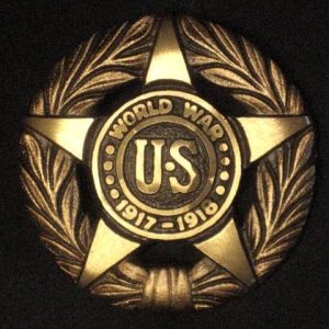 World War I Bronze Grave Marker